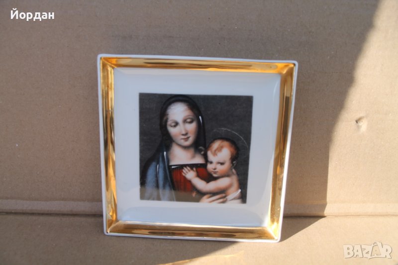 Френска порцеланова икона ''Limoges'', снимка 1