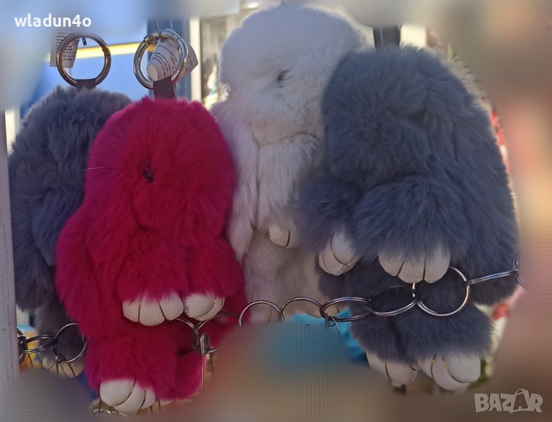 Пухкаво зайче ключодържател -13лв , снимка 1