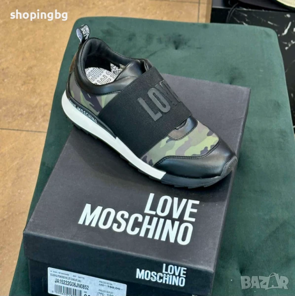 Камуфлажни маратонки с голям надпис LOVE 215 лв., снимка 1