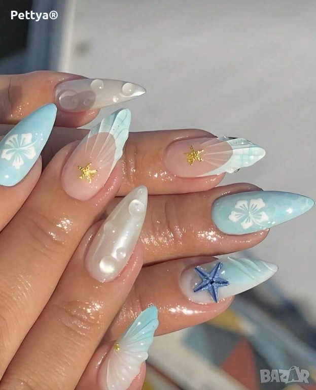 Изкуствени нокти 24бр. №27, снимка 1