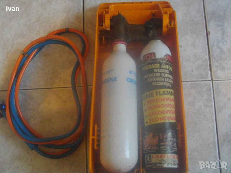 Нова Мини Бижутерска Оксиженна Горелка/Резак-Старо Качество-Грм/Фр-С Бутилки Газ/Кислород-Пълен К-т, снимка 1