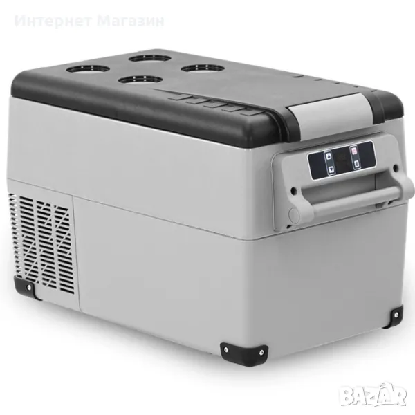  Преносим компресорен хладилник с фризер Diniwid S55 Frigolab, 12/24 волта, снимка 1