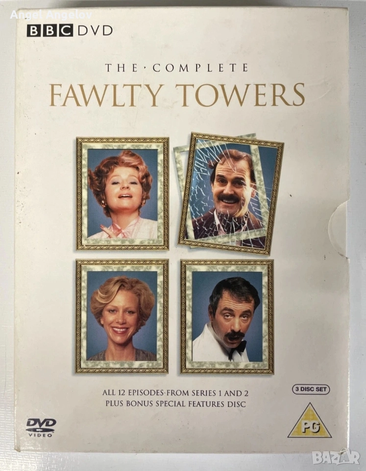 Fawlty Towers 3 x DVD Set Complete Series 1 & 2 TV Comedy Faulty BBC Box R2 , снимка 1
