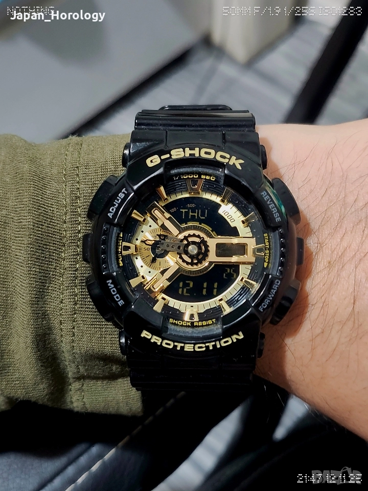 G Shock GA 110GB като нов, снимка 1