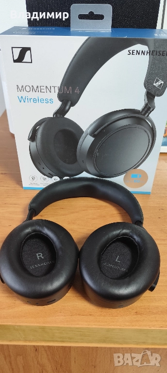  Слушалки Over the ear Sennheiser Momentum 4, Wireless, ANC, Черен , снимка 1