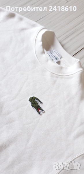 Lacoste Loose Fit Cotton Mens Size 4 - M НОВО! ОРИГИНАЛ! Мъжка Блуза!, снимка 1