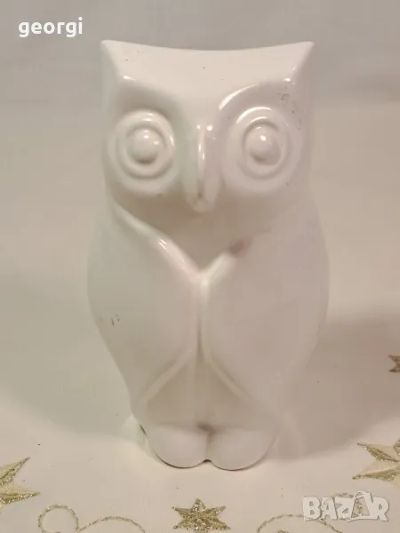 порцеланова фигурка сова 23/2, снимка 1