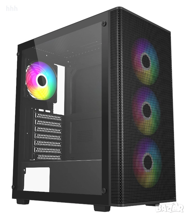 Супер гейминг PC Ryzen 5 1600af/4х3.2GHz/16MB L3/16gb ddr4 2666MHz/128ssd_M2/1TB/GTX1060_3GB, снимка 1