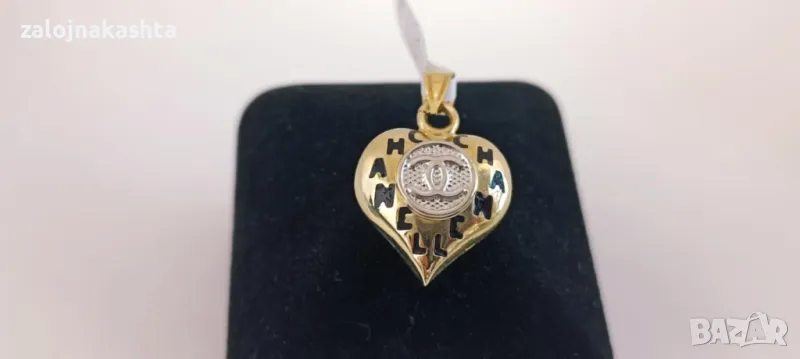 Златна висулка сърце-2,80гр/14кр, снимка 1