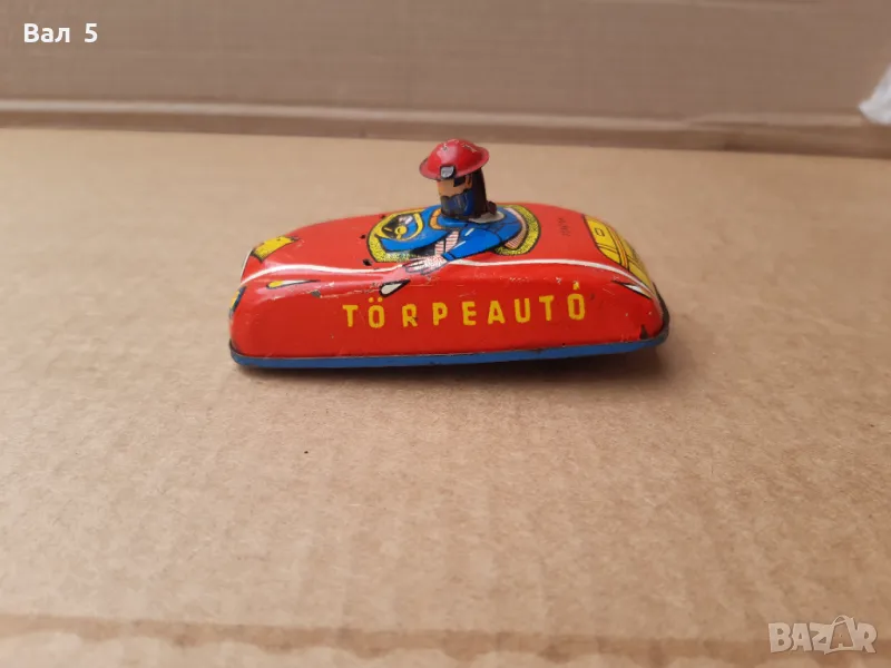 Стара ламаринена количка , играчка, снимка 1