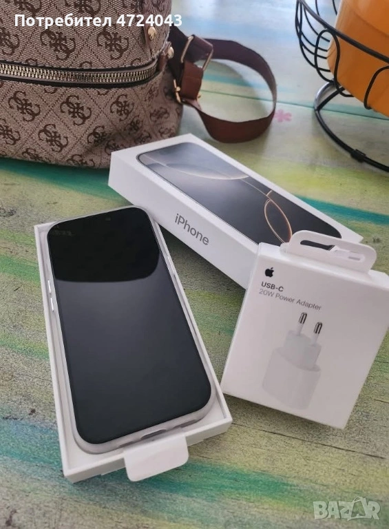 iPhone 16 pro natural titanium , снимка 1