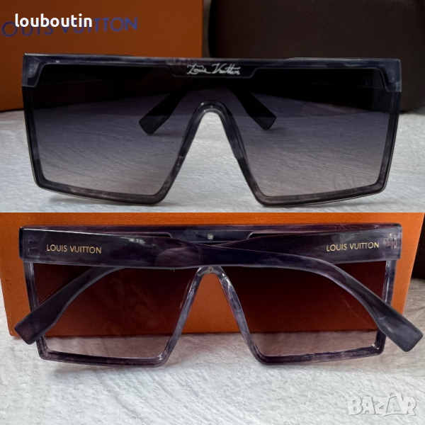 Louis Vuitton 2023 висок клас мъжки слънчеви очила маска Дамски Унисекс, снимка 1
