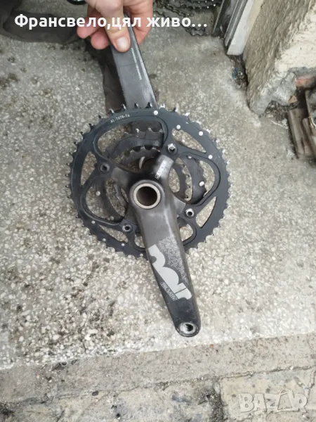 Карбонов курбел за велосипед колело sram truvativ noir, снимка 1