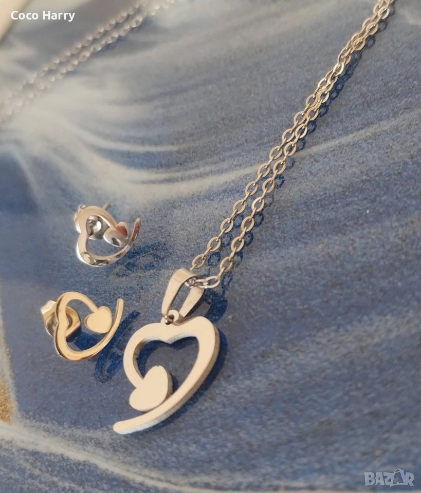 Комплект колие и обеци, снимка 1