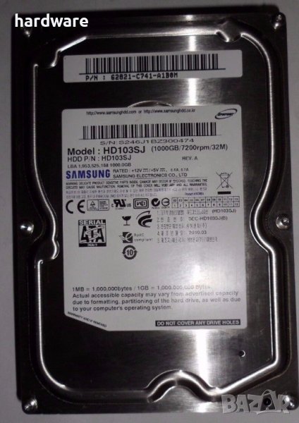 хард диск hdd samsung 1tb 7200 sata, снимка 1