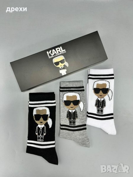 Karl Lagerfeld дамски чорапи 6 чифта в кутия, снимка 1