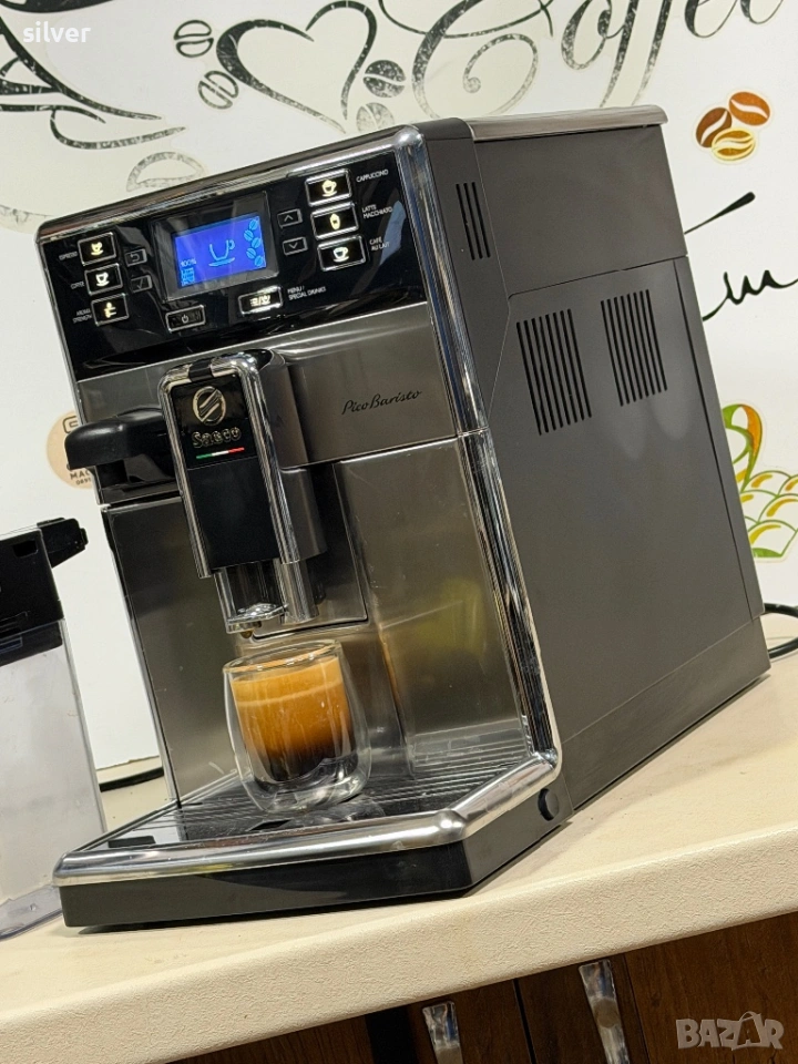 Кафемашина кафе автомат Saeco PicoBarista с гаранция, снимка 1