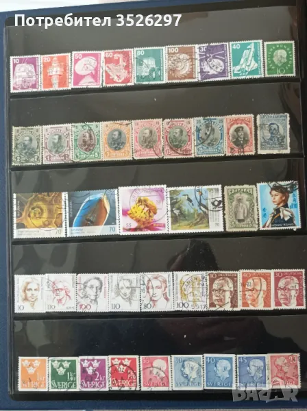 Колекция от 158 пощенски марки, снимка 1