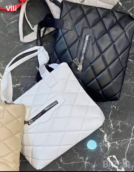 Ежедневна дамска чанта в два цвята, снимка 1