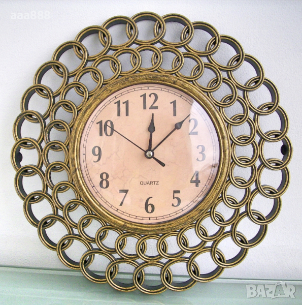 Винтидж часовник за стена ретро, снимка 1