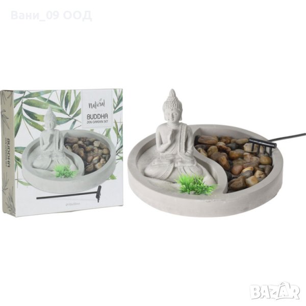 Мини дзен градинка с Буда, снимка 1