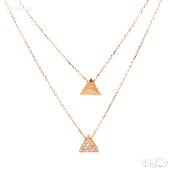 Златно колие 2,09гр. 44,0см. 14кр. проба:585 модел:32110-3, снимка 1