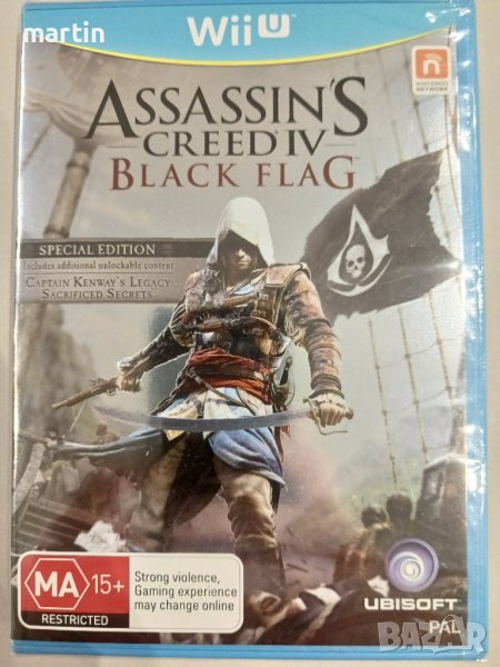 Nintendo WiiU игра Assassin's Creed IV Black Flag Special Edition, НОВА (sealed), снимка 1