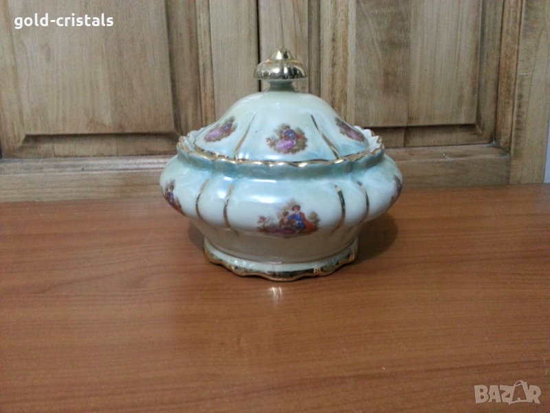  порцеланова захарница кутия съд, снимка 1