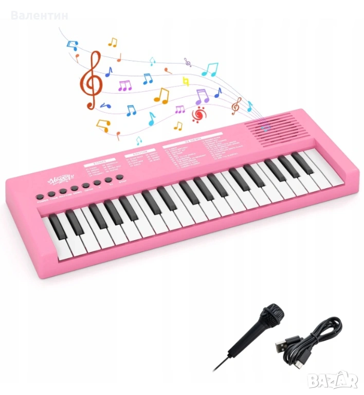 Детско пиано с 37 клавиша Costway, снимка 1