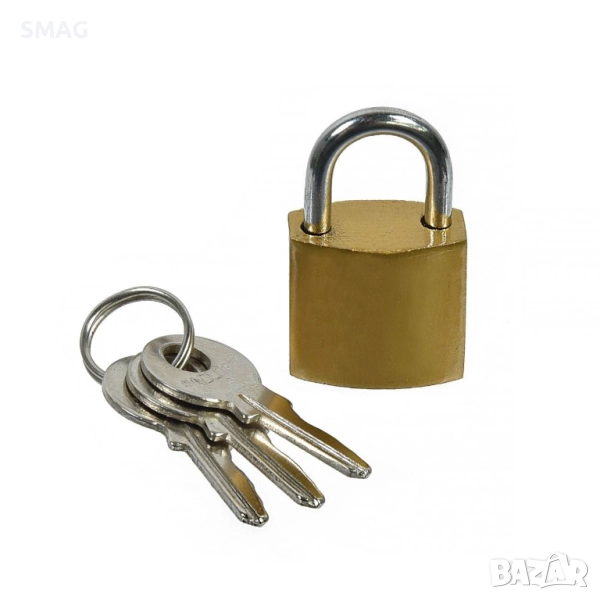 Катинар с 3 ключа, метален, 20 мм, златист цвят_1217384, снимка 1