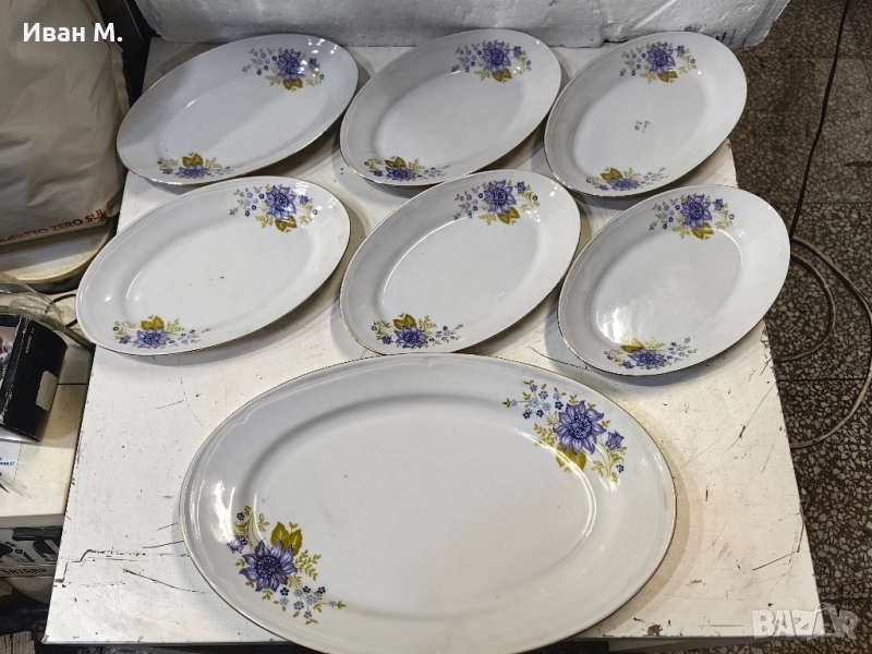 Чисто нов български порцеланов сервиз за риба, снимка 1