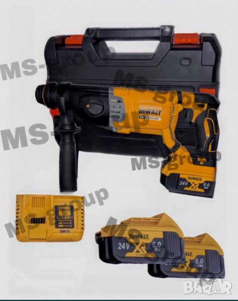 Акумулаторен Перфоратор DeWaLT DCH263 24v с 2 батерии 6а Девалт TSTAK, снимка 1