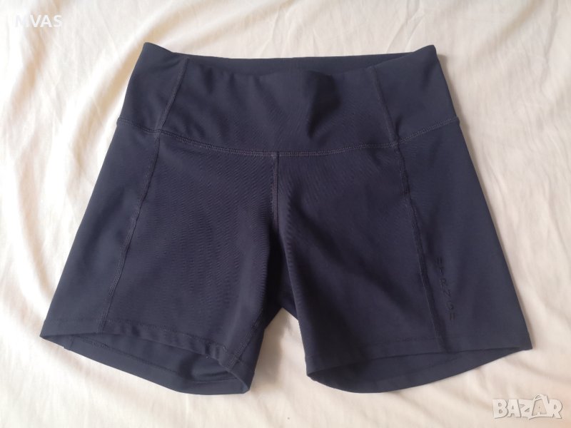 Нови H&M дамски спортен къс клин къси спортни панталонки S M размер черни, снимка 1