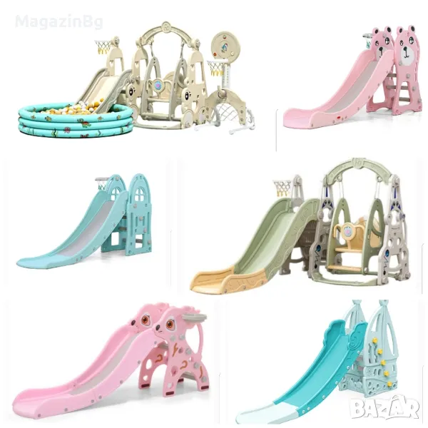 Пързалка с люлка Playground Lunar 
Spaceman Verena Nala Pooh Alegra Tiana, снимка 1