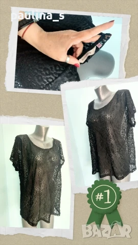 Два различни броя / Дантелена туника или топ , снимка 8 - Туники - 36566172
