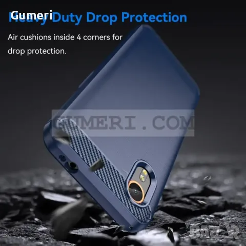 Гръб - Карбон Шарк за Samsung Galaxy XCover7, снимка 5 - Калъфи, кейсове - 47602549