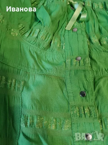Риза в маслено зелено, снимка 3 - Ризи - 50241141