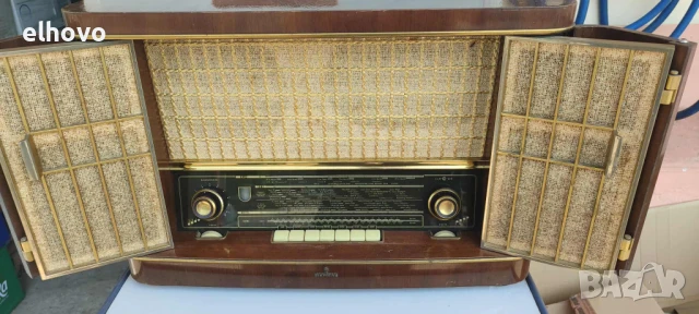 Старо лампово радио Siemens-Schatulle H42, снимка 6 - Антикварни и старинни предмети - 50721430