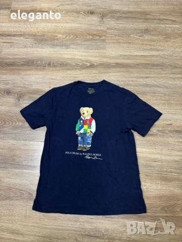 Оригинална мъжка тениска Polo Ralph Lauren Polo Bear Jersey T-Shirt , L/XL размер -SlimFIT, снимка 3 - Тениски - 53814932