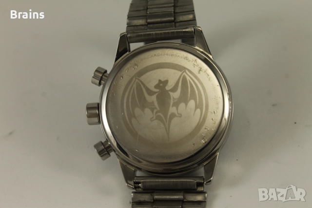 BACARDI Швейцарски Мъжки Стоманен Кварцов Хронограф , снимка 8 - Мъжки - 52086845