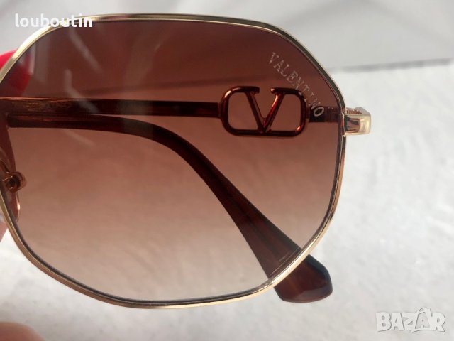 Valentino дамски слънчеви очила Осмоъгълник с верижка синджир, снимка 11 - Слънчеви и диоптрични очила - 41626704