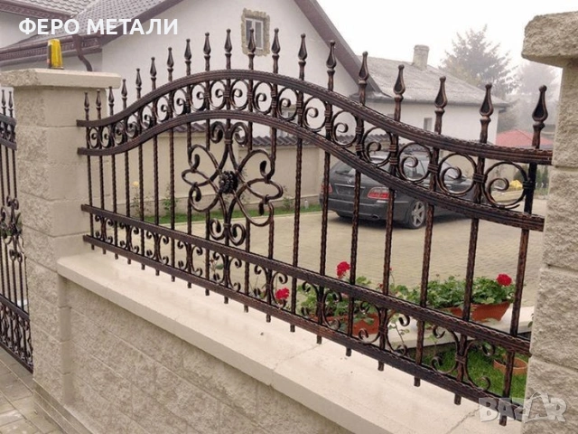 Огради от ковано желязо
