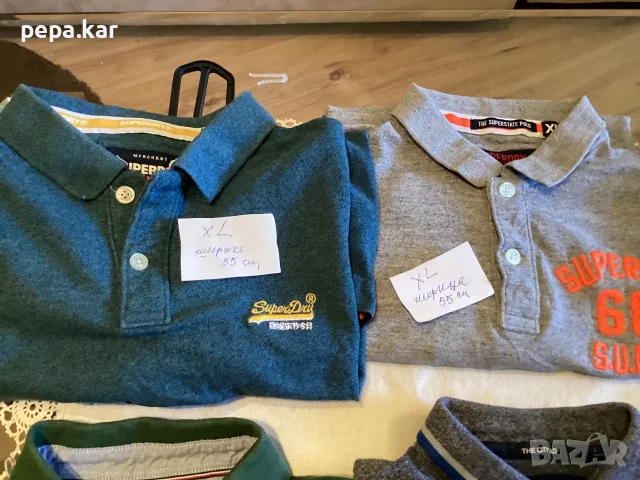 Super Dry мъжки блузи с яка,различни размери , снимка 2 - Блузи - 56175836