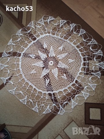 Каре за маса,плетено на една кука., снимка 1