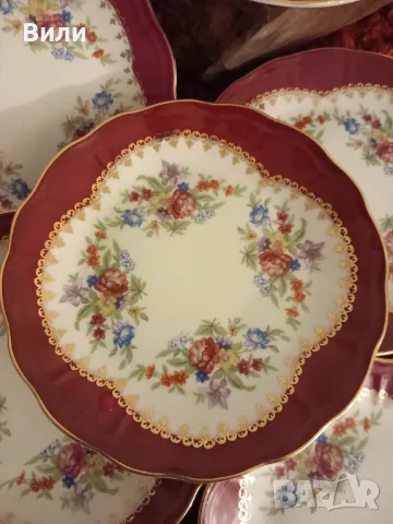 Богато декорирани чинии от полски порцелан, снимка 2 - Сервизи - 49263886