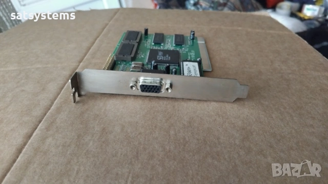 Видео карта S3 Trio 64V+ Trio S3-4SA 2MB PCI, снимка 2 - Видеокарти - 52532353