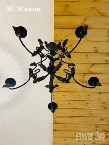 Елегантен винтидж полилей, снимка 2 - Полилеи - 53726200