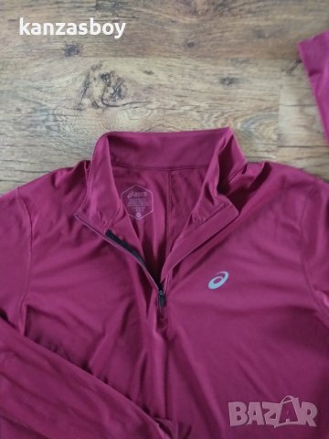 Asics Silver LS 1/2 Zip Top - страхотна дамска блуза КАТО НОВА, снимка 3 - Блузи с дълъг ръкав и пуловери - 41104630