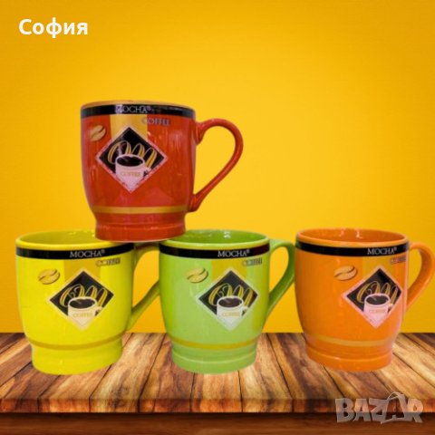 Порцеланова чаша за чай и кафе, 200ml, цветни варианти, снимка 3 - Чаши - 44200394