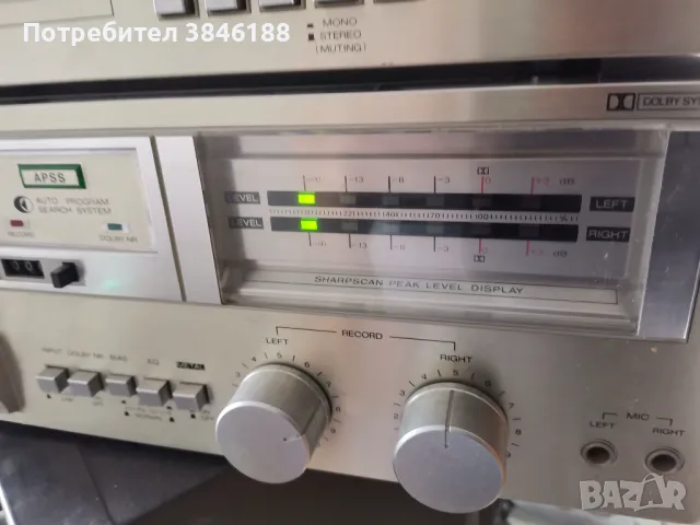 Sharp RT-30 Cassette Deck+SHARP STEREO TUNER ST-30, снимка 4 - Аудиосистеми - 47300218